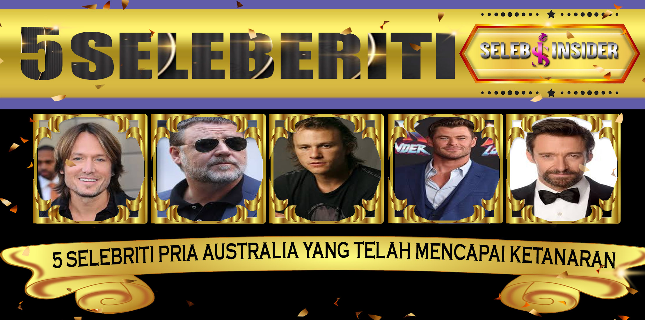 5 Selebriti Pria Australia